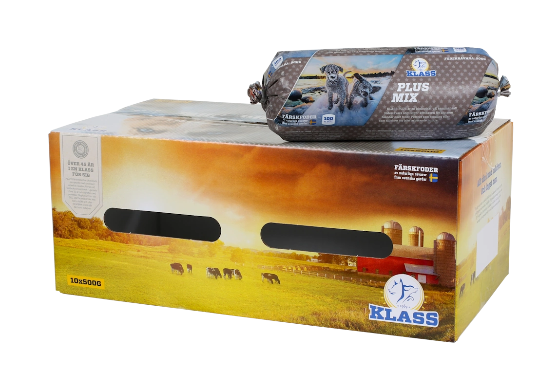 Plus mix stor med kartong