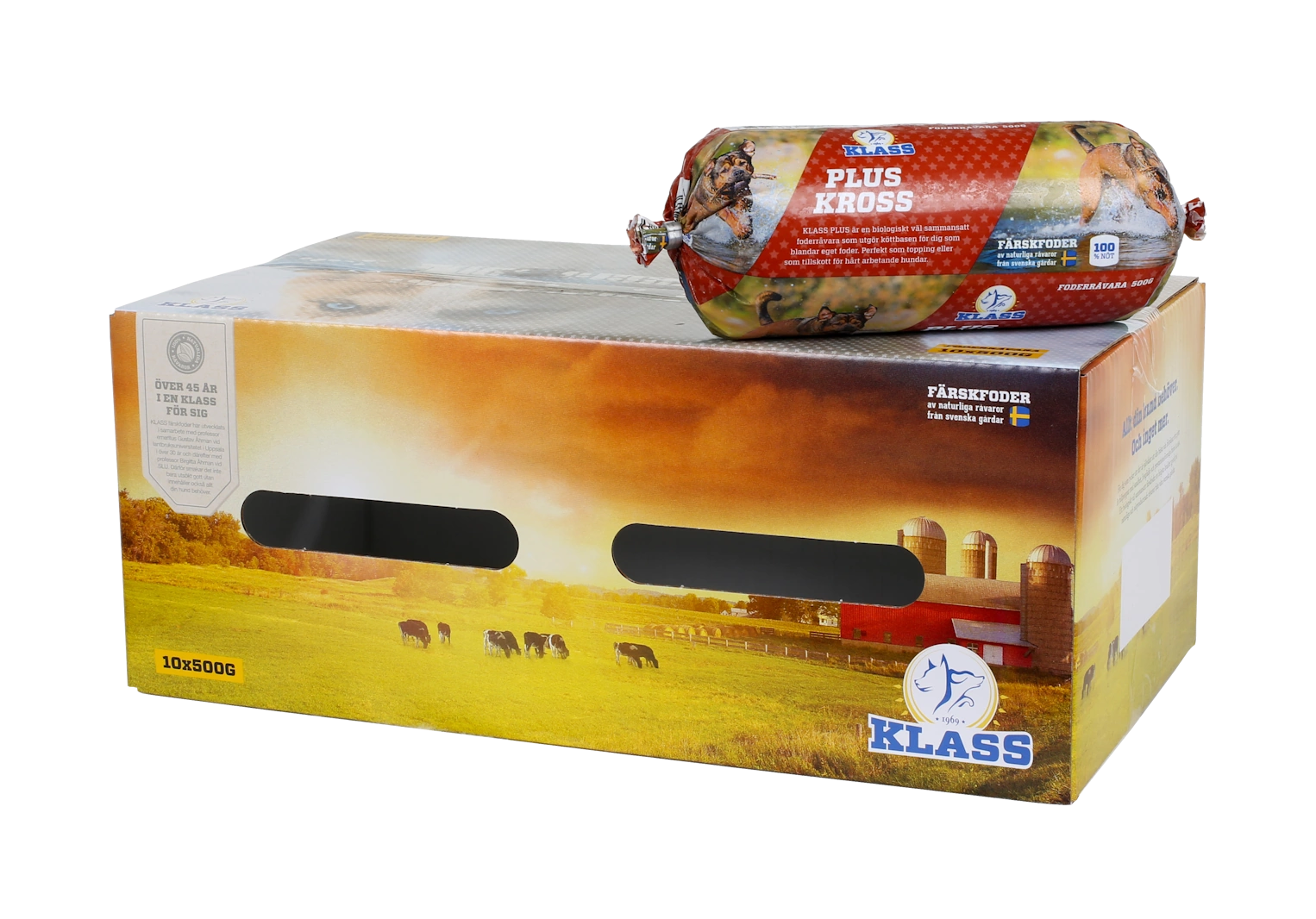 Pluss kross stor med kartong